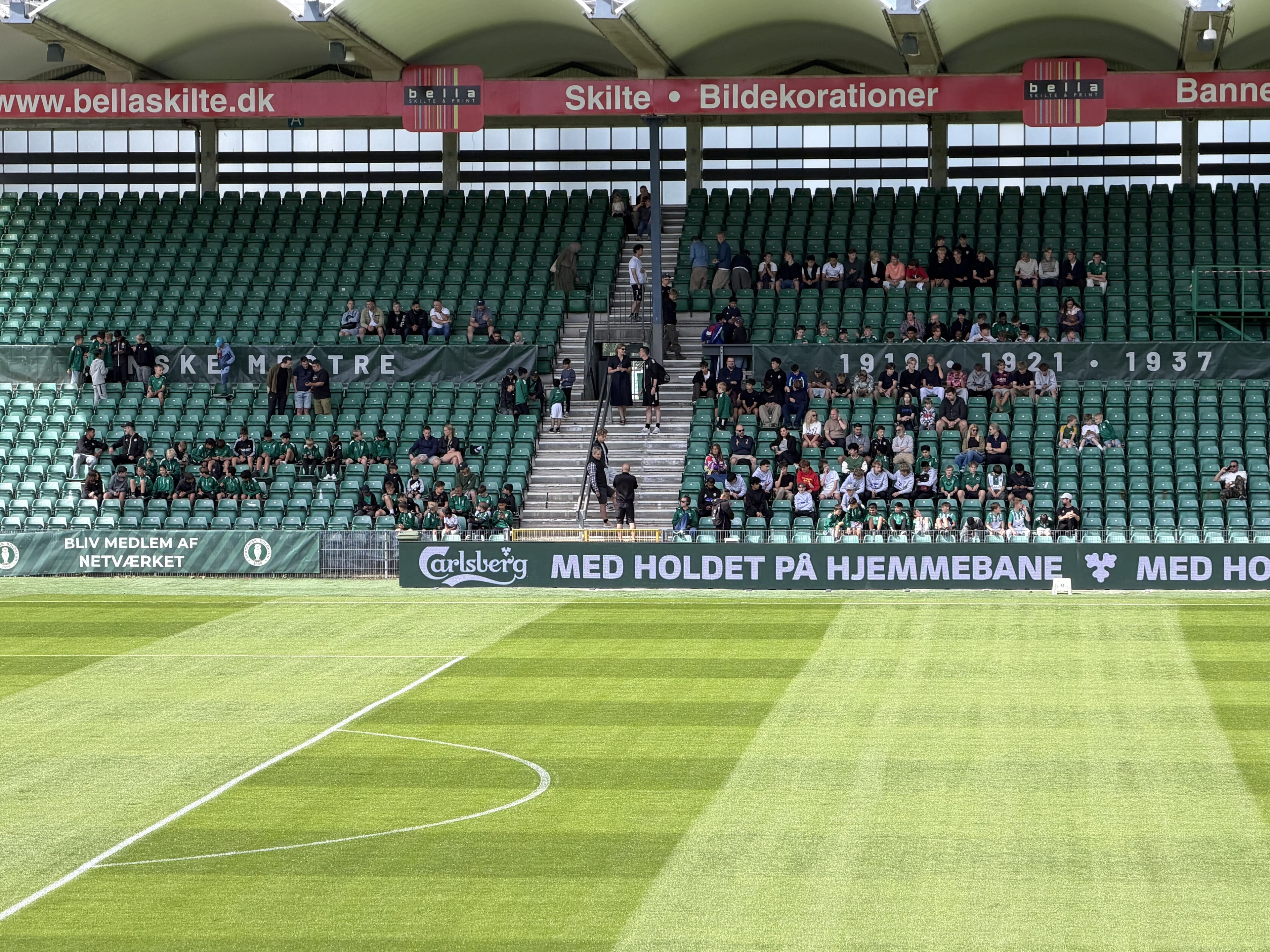 Partner boards at Gladsaxe Stadium