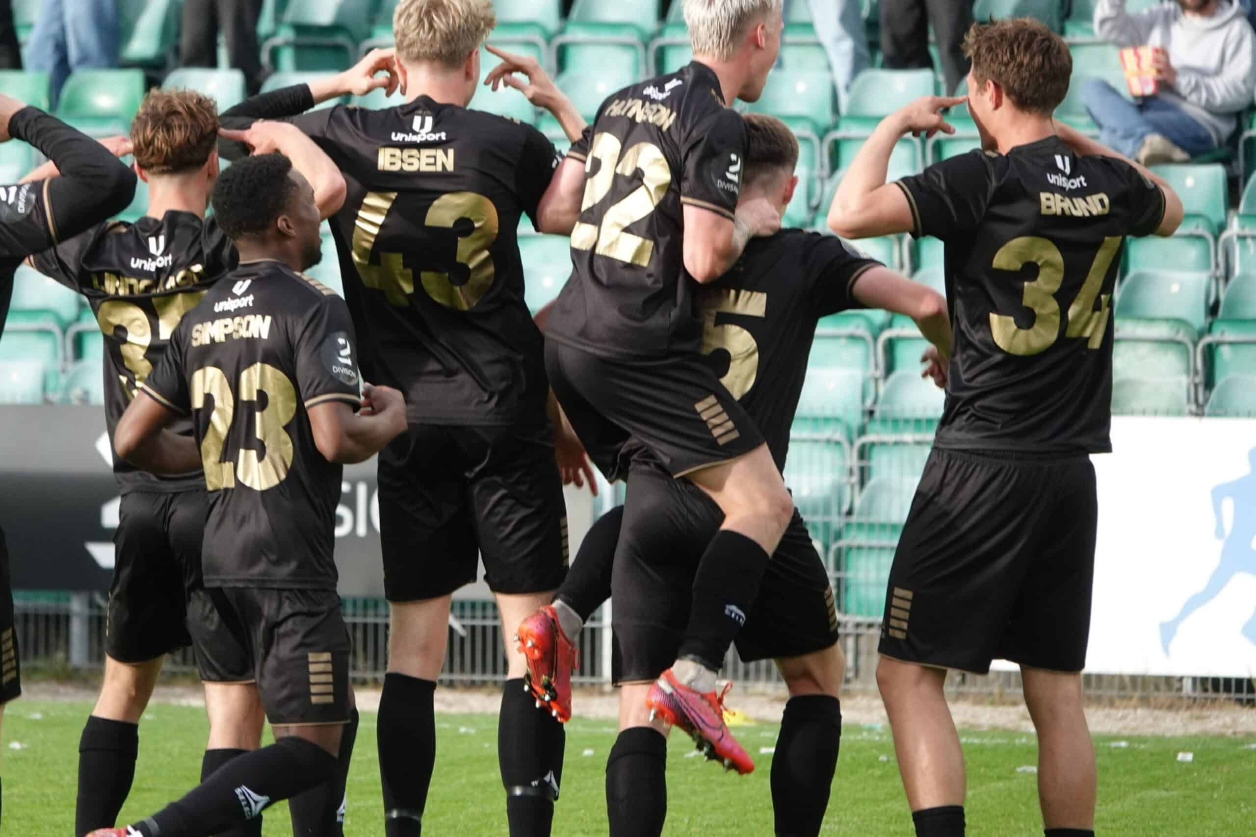 Målfejring mod Fremad Amager