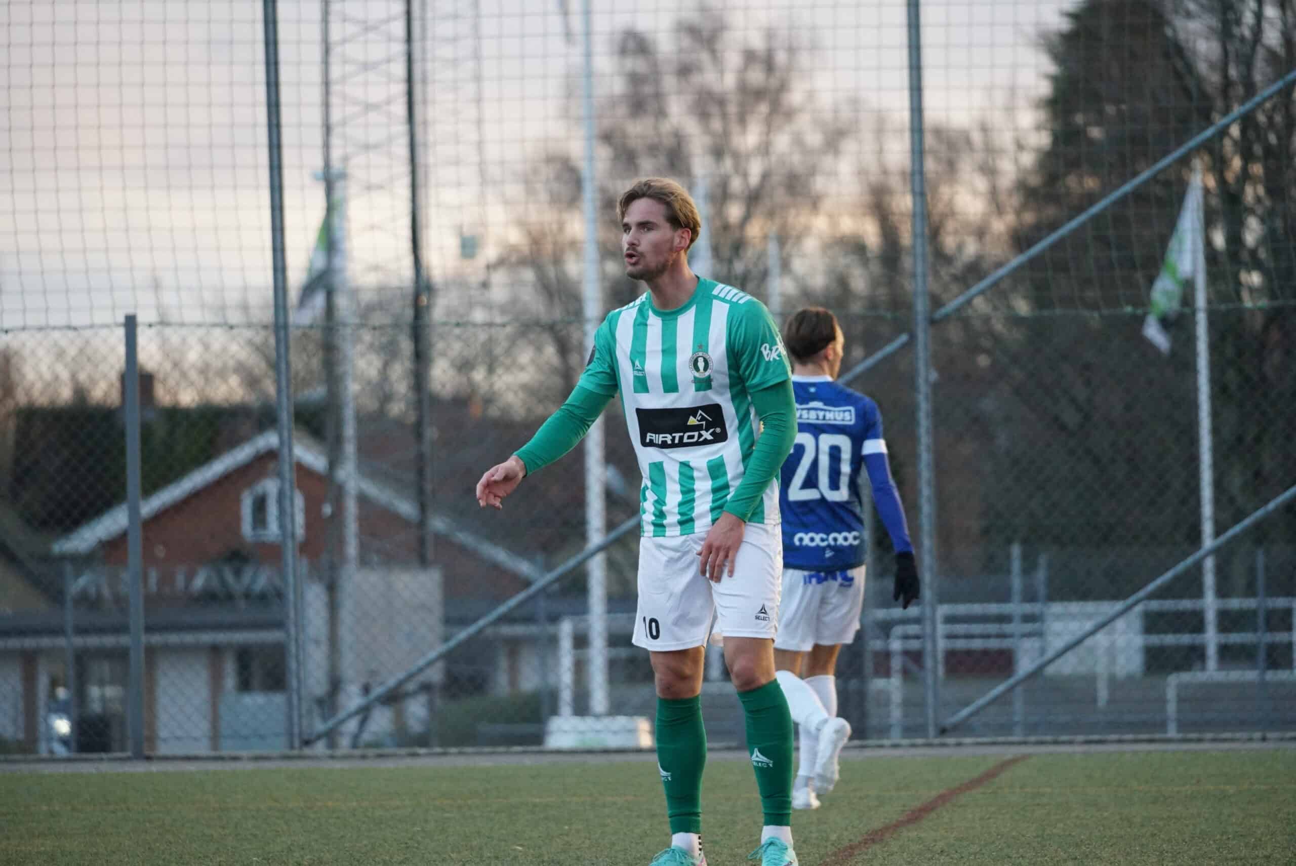 Good test in training match