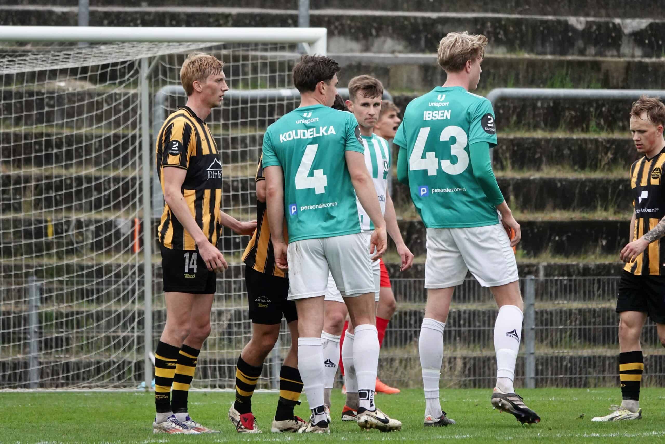 Nederlag på 2-0 mod oprykningskandidaterne