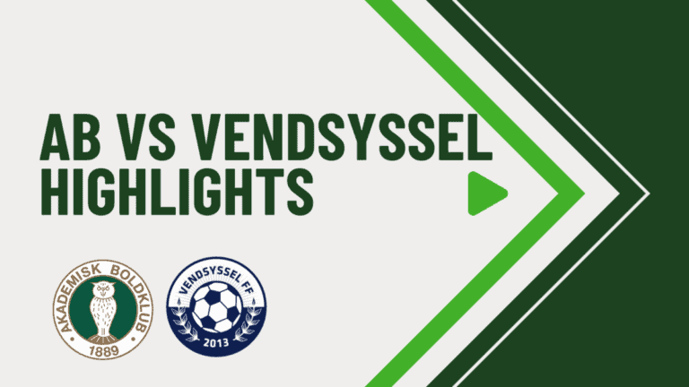 AB vs Vendsyssel FF Highlights – November 8, 2025